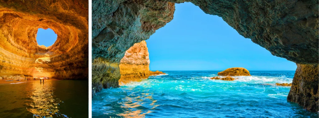 Benagil - Interior View from the Benagil Cave
