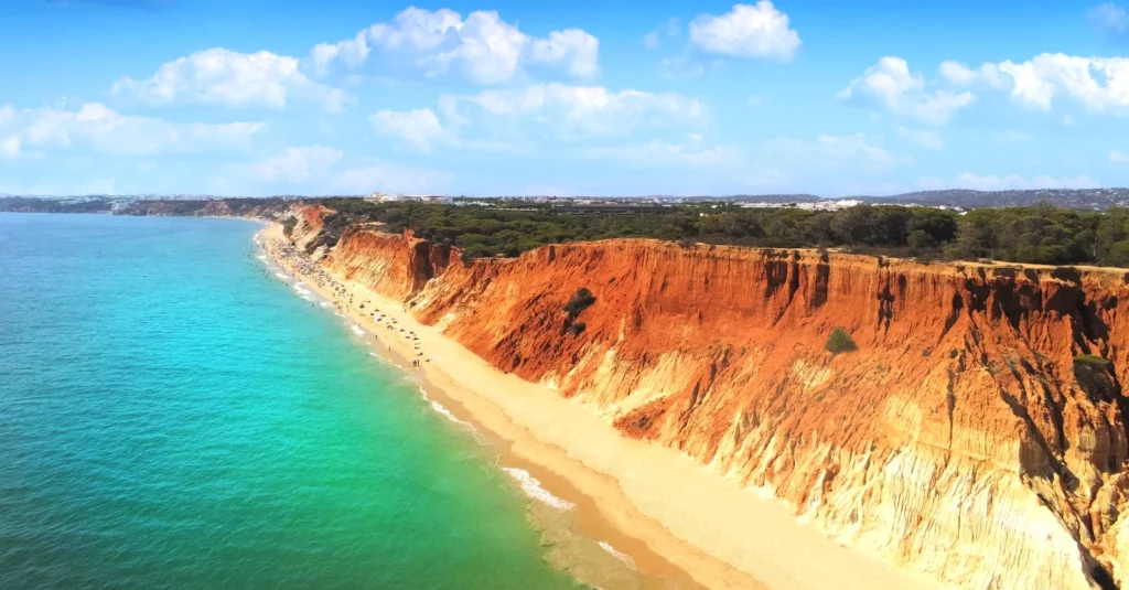 Falesia Beach Aerial View Algarve