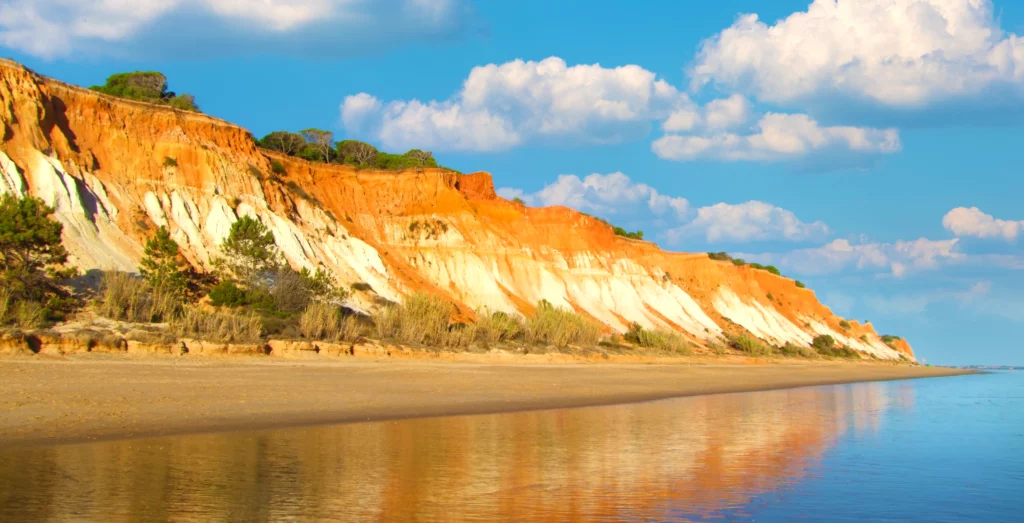 View of the Cliffs - Praia da Falesia - Algarve