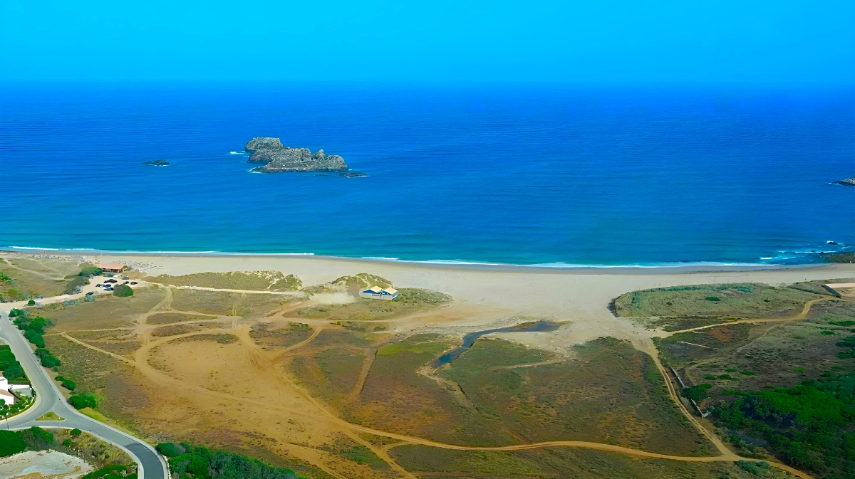 Martinhal Beach with the Martinhal Lagoon in the Foreground
