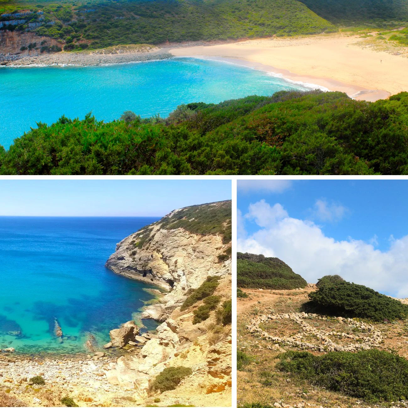Praia do Barranco and Praia do Joao Vaz