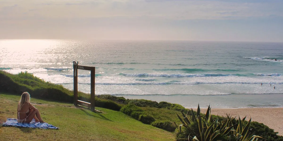 Odeceixe Beach Trail - The Trailhead Overlooking the Ocean